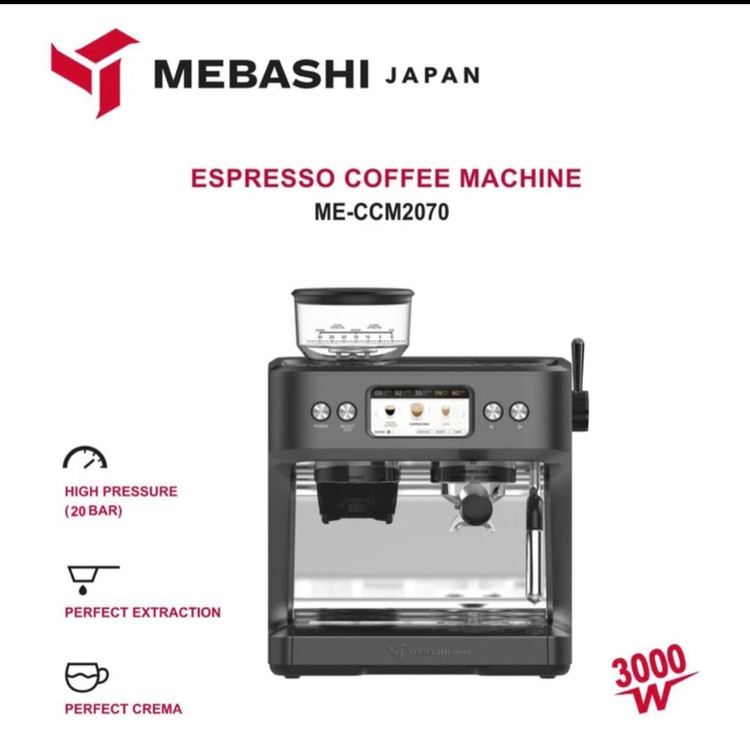 اسپرسوساز مباشی نیمه صنعتی مدل MEBASHI ME-CM2070
