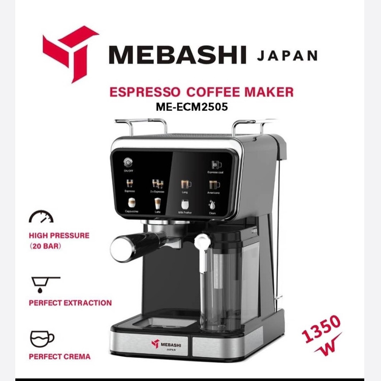 اسپرسوساز مباشی مخزن شیردار مدل ME-ECM2505